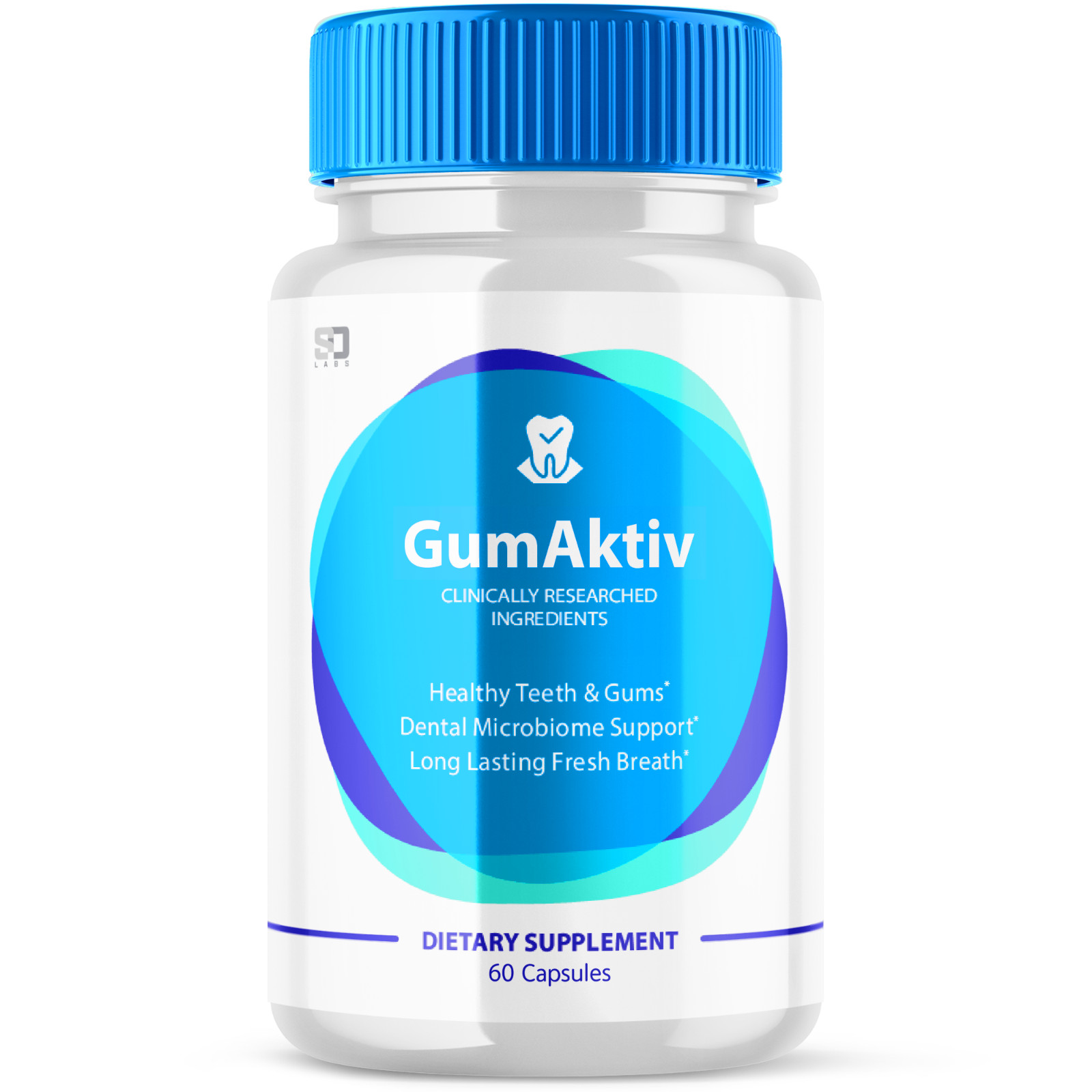 (1 Pack) GumAktiv Oral Probiotic – Supports Healthy Teeth & Gums – 60 Capsules