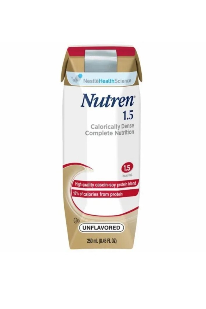 Nutren 1.5 Tube Feeding Formula Unflavored Formerly Vanilla 8.45 oz Carton 24 Ct