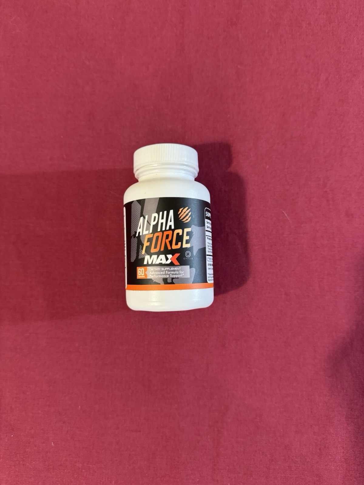 2X Alpha Force Max Advanced Formula 60 Capsules Expires 09/2026