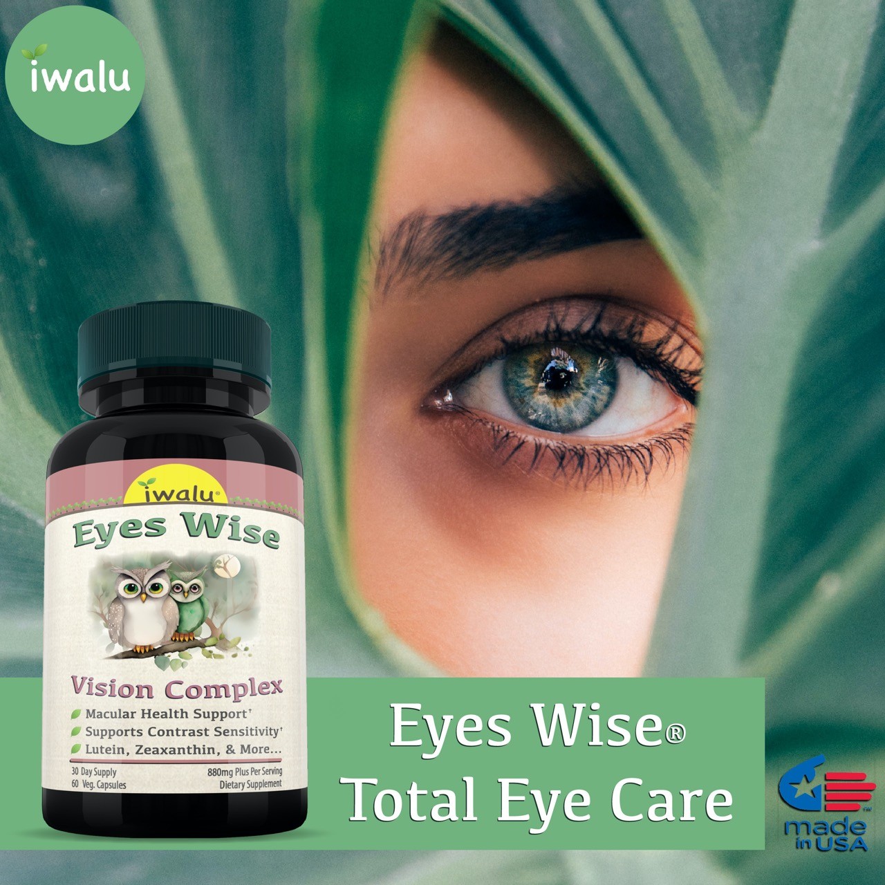 Eyes Wise | Best Lutein Zeaxanthin Meso Zeaxanthin Tablets | *FAST FREE SHIPPING