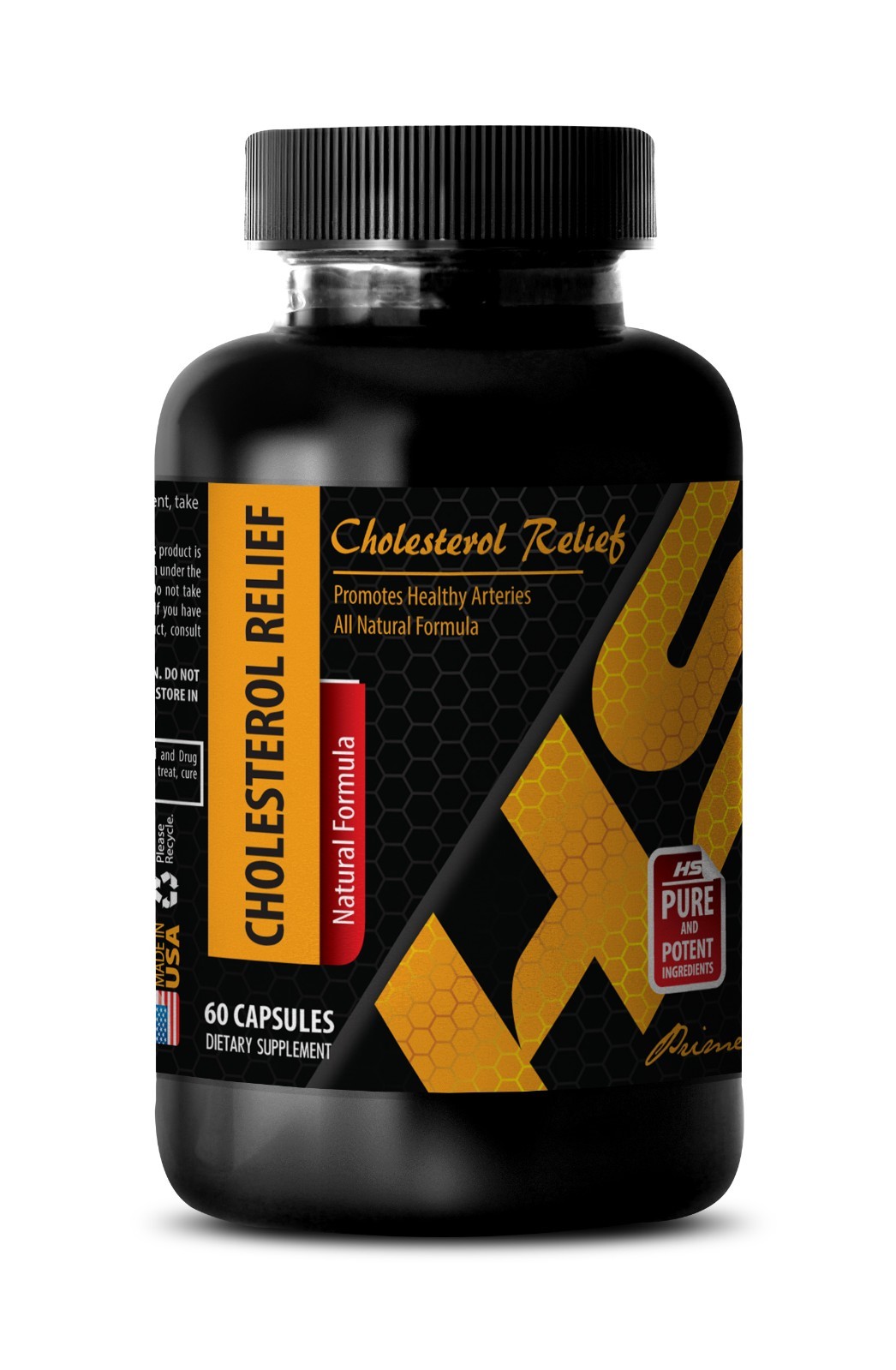 wellness formula whole foods – CHOLESTEROL RELIEF – garlic powder – 1 Bottle 60