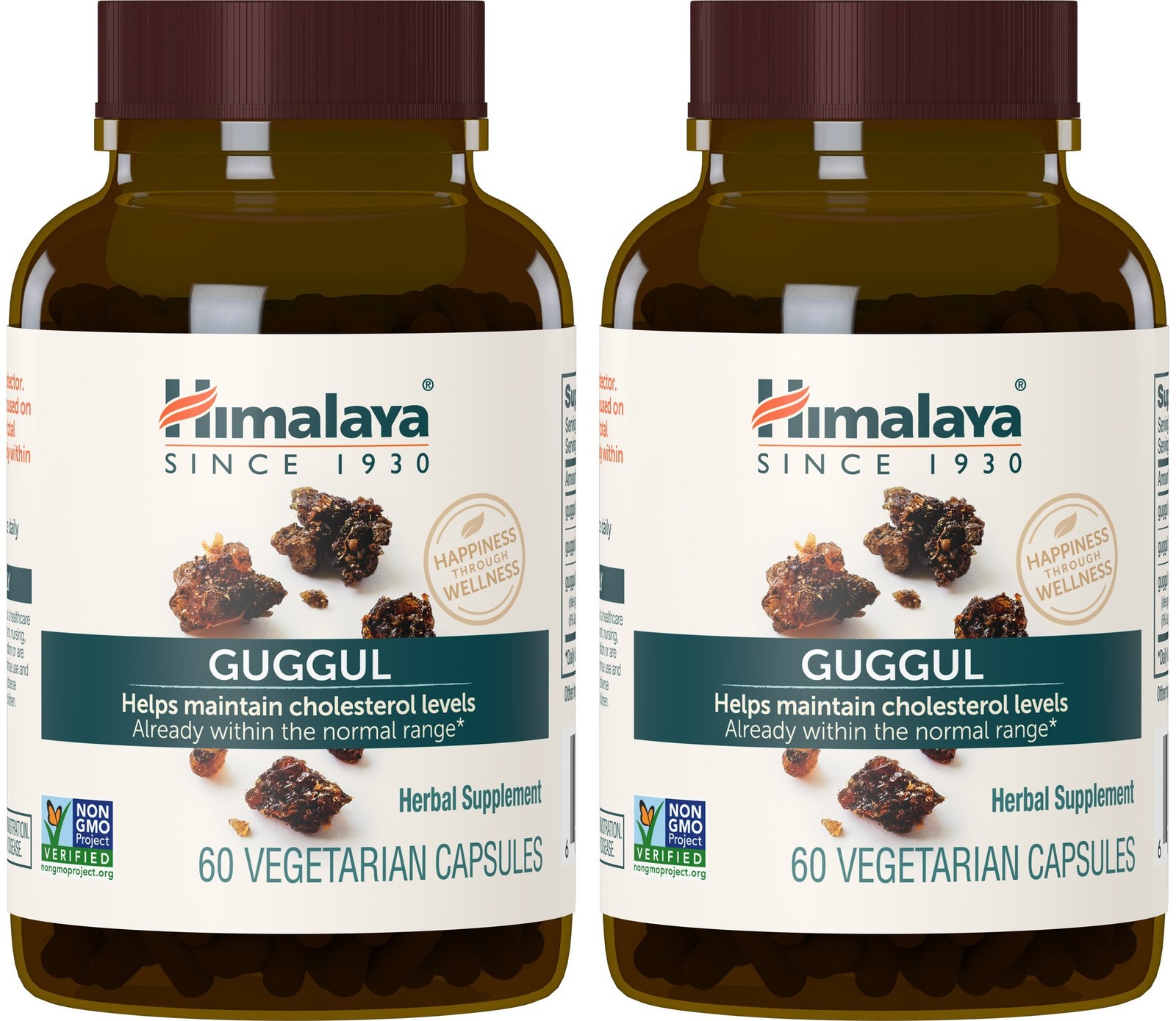 Himalaya Guggul Extract- Herbal Supplements Liver 60 Count (Pack of 2)