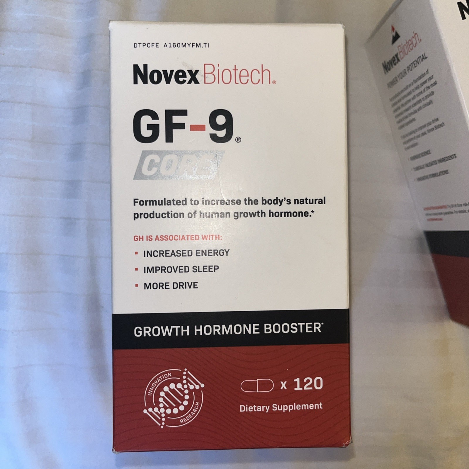 Novex Biotech GF-9 CORE GH Booster 120 Capsules – EXP 02/2027