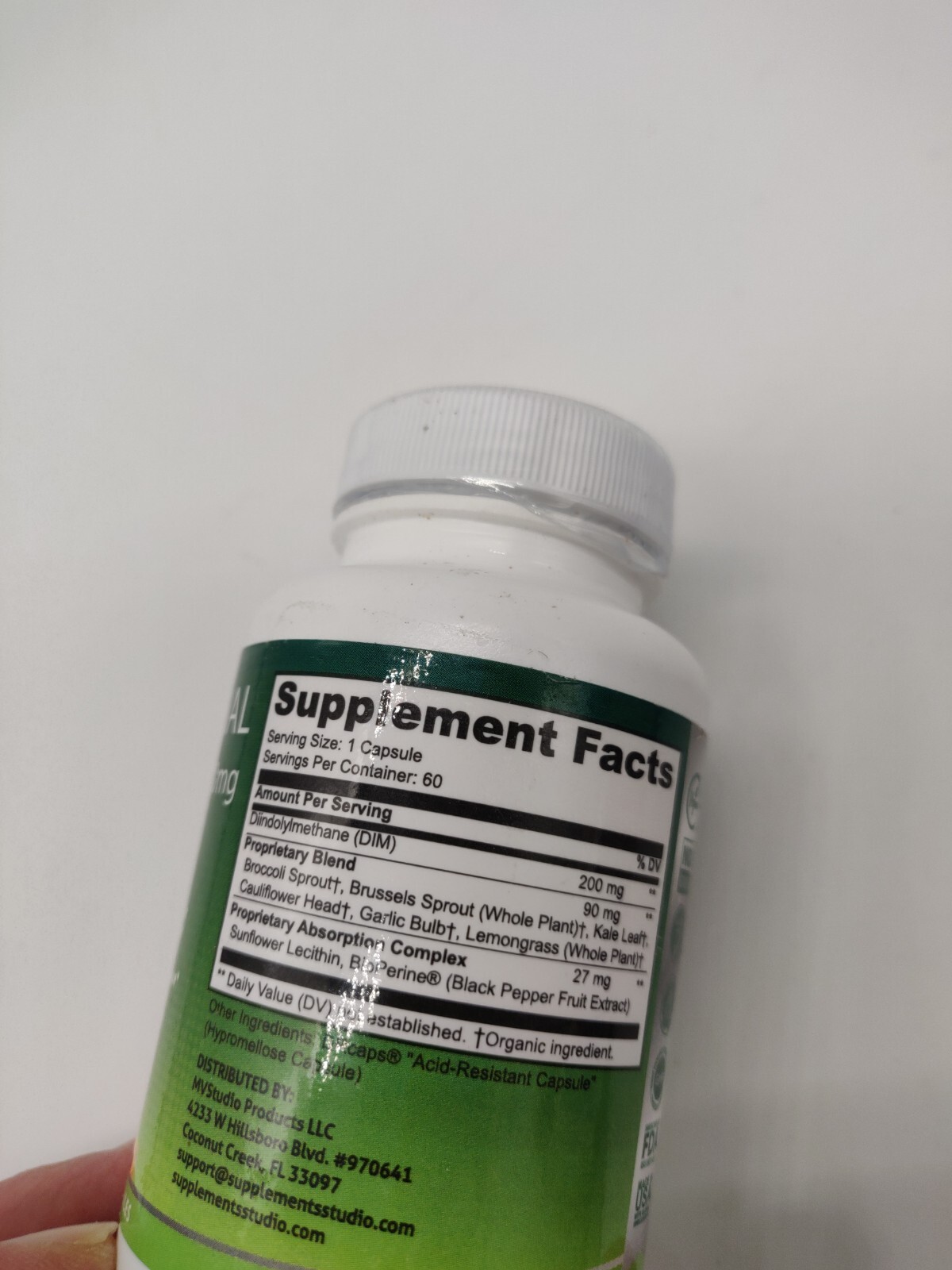 Optimal DIM Supplement 200mg Plus – Estrogen Balance – Organic Whole Foods 10/25