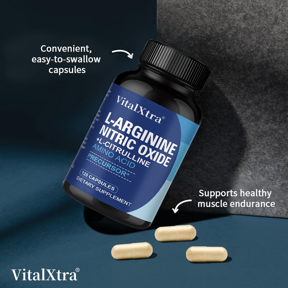 Nitric Oxide Supplement for Performance, Endurance,Muscle Support 120 Capsules