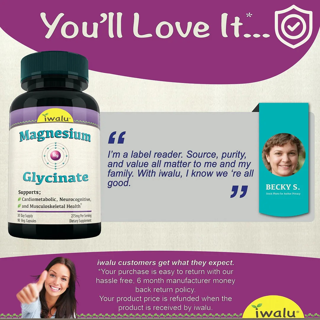 Magnesium Sleep Calm | Best Supplement Capsule Pill Men Women FREE SHIP
