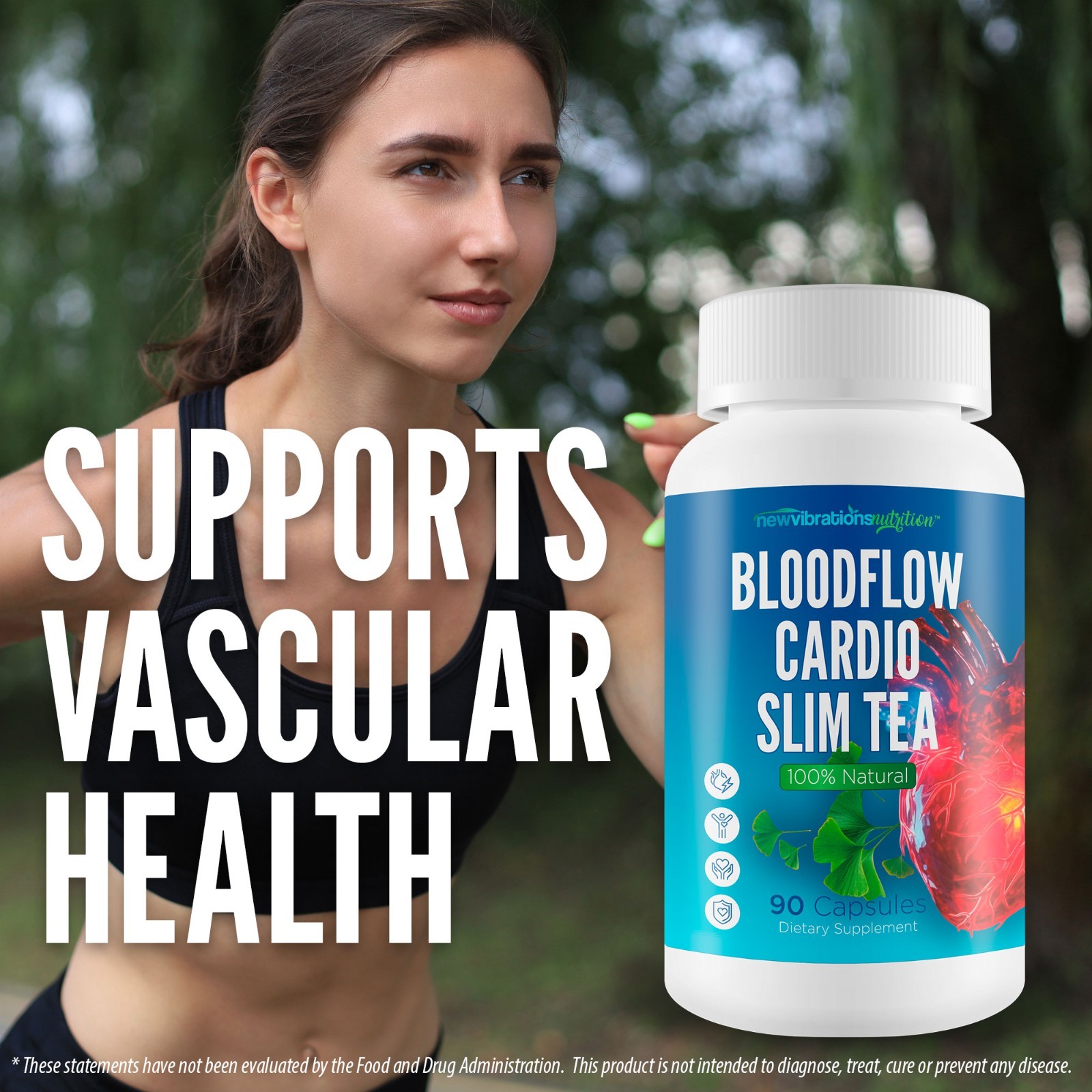 Blood Flow Cardio Slim Tea – Advanced Pressure Support Full Body Detox Cleanse