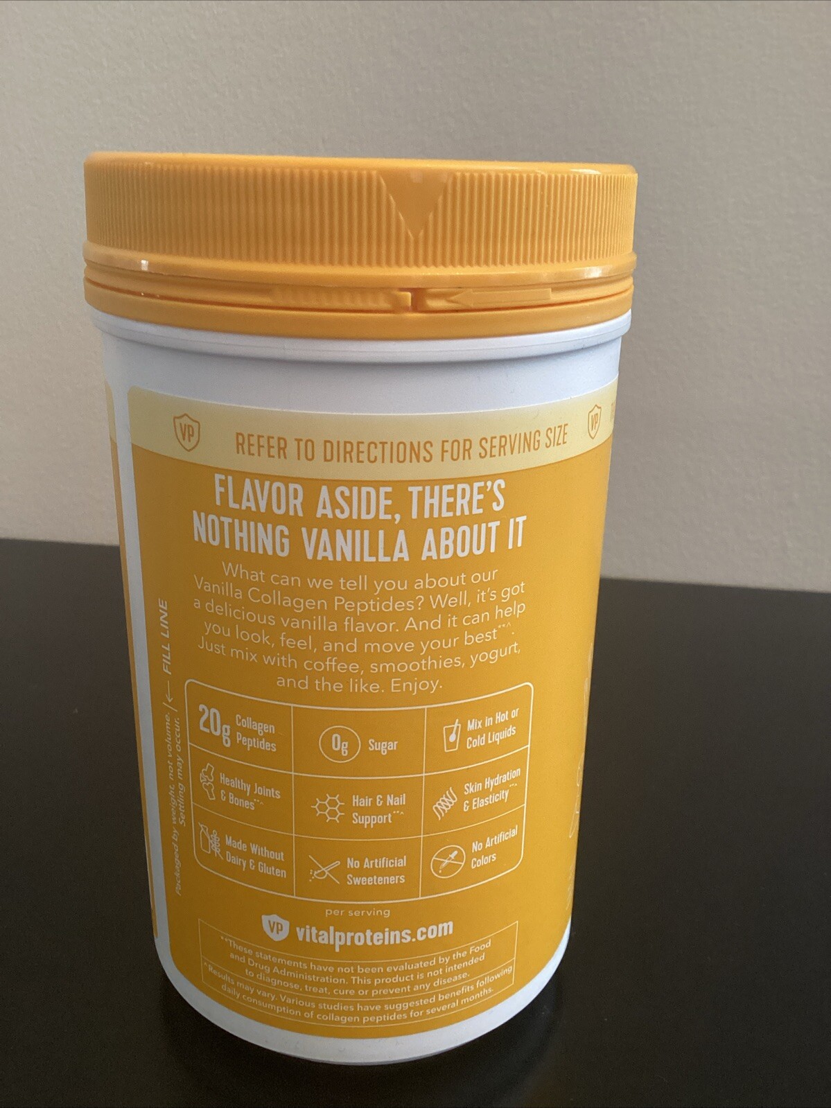 Vital Proteins Collagen Peptides Powder Vanilla 11.5 oz. Exp 09/2026