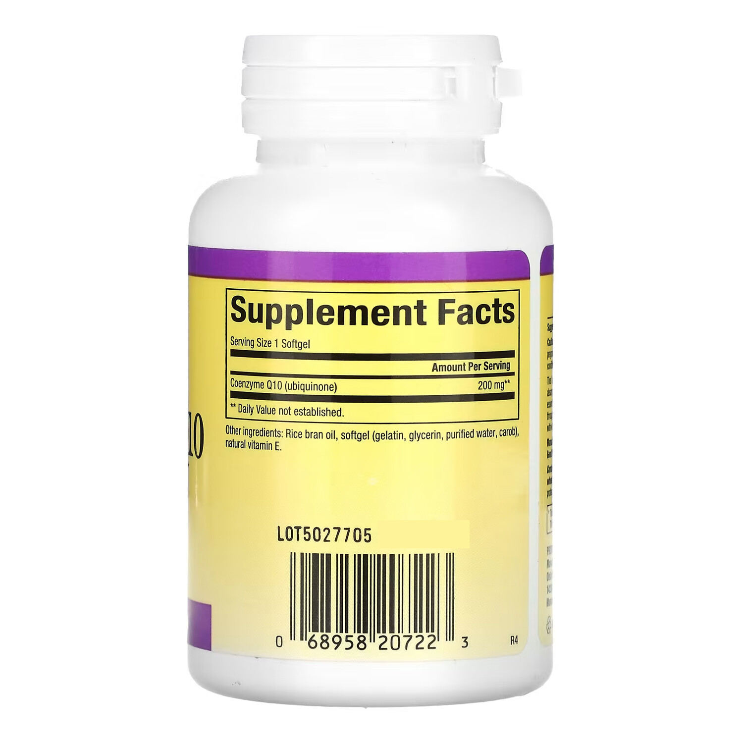 Natural Factors Coenzyme Q10 200mg, 60 Softgels