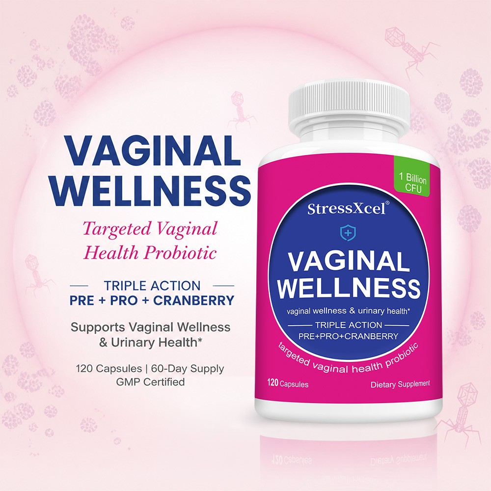 Women’s Vaginal Wellness Probiotic Caps for Vaginal & Urinary Health 30~120 Caps