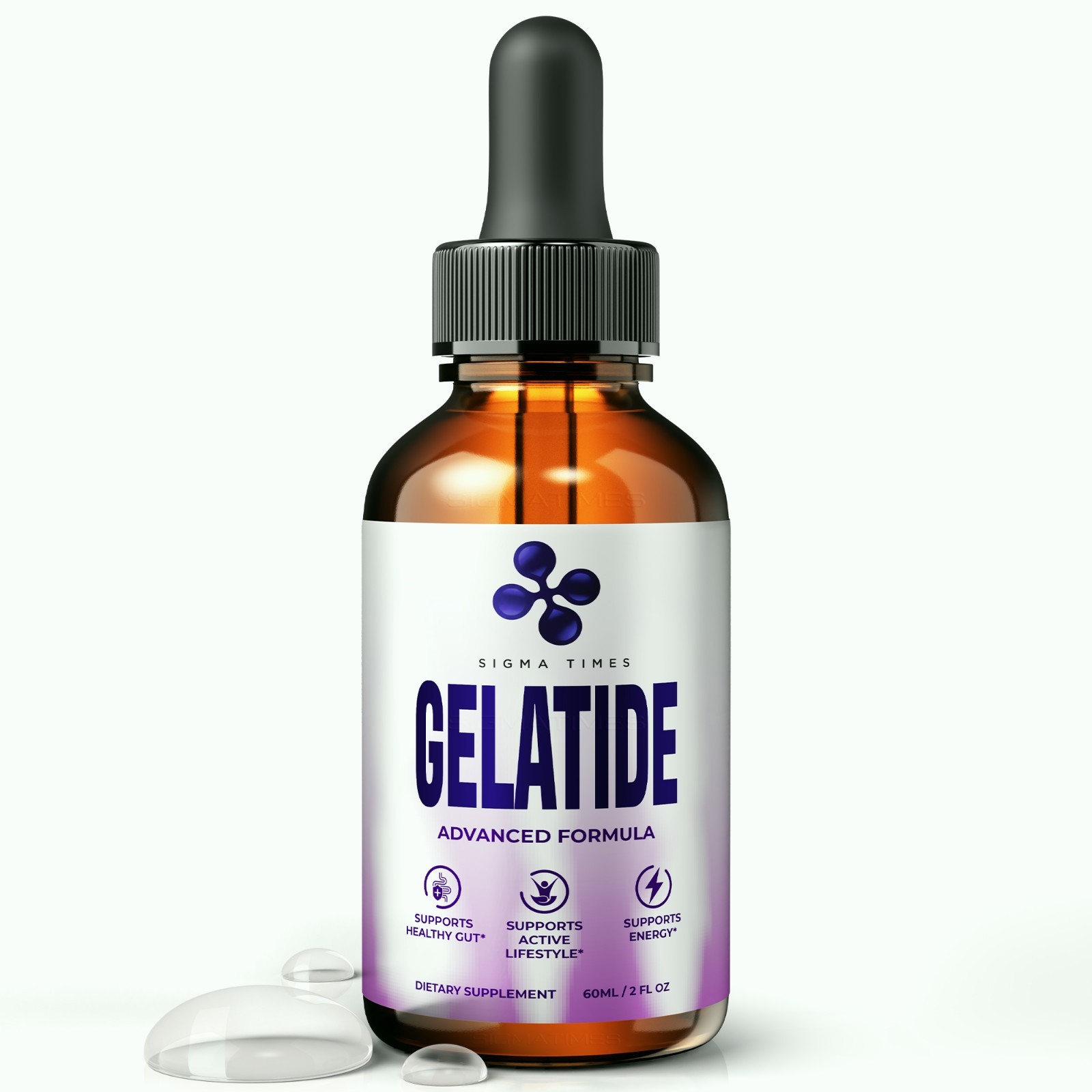 Gelatide Drops, Official Weight Loss Formula, Advanced Metabolism (30 servs)