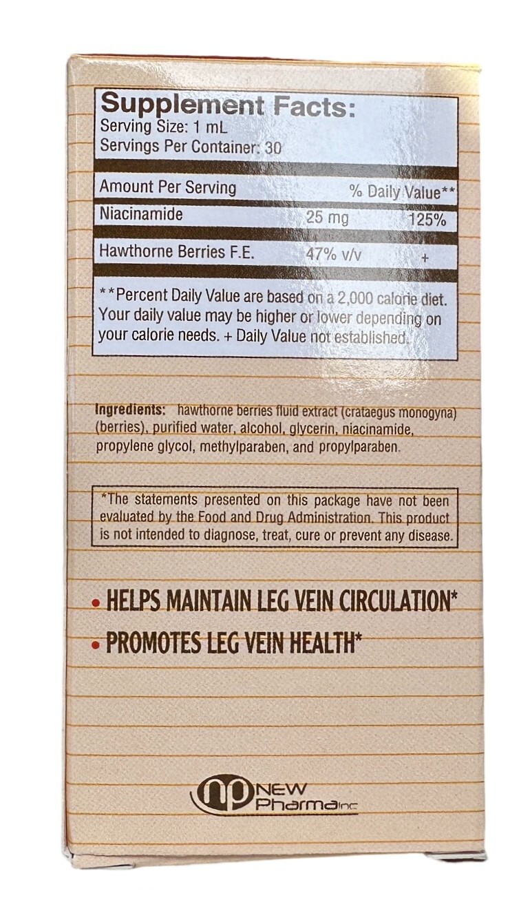Venaton Drops 1 Oz for Leg and Vein Health para la salud de las piernas y venas