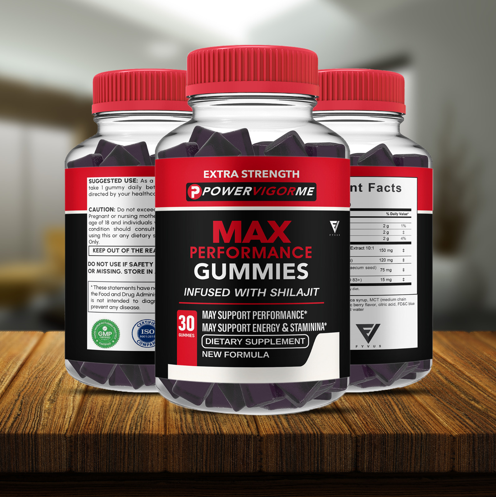 (2 Pack) Power Vigor Me Gummies PowerVigor Me Performance Gummy (2 Month Supply)