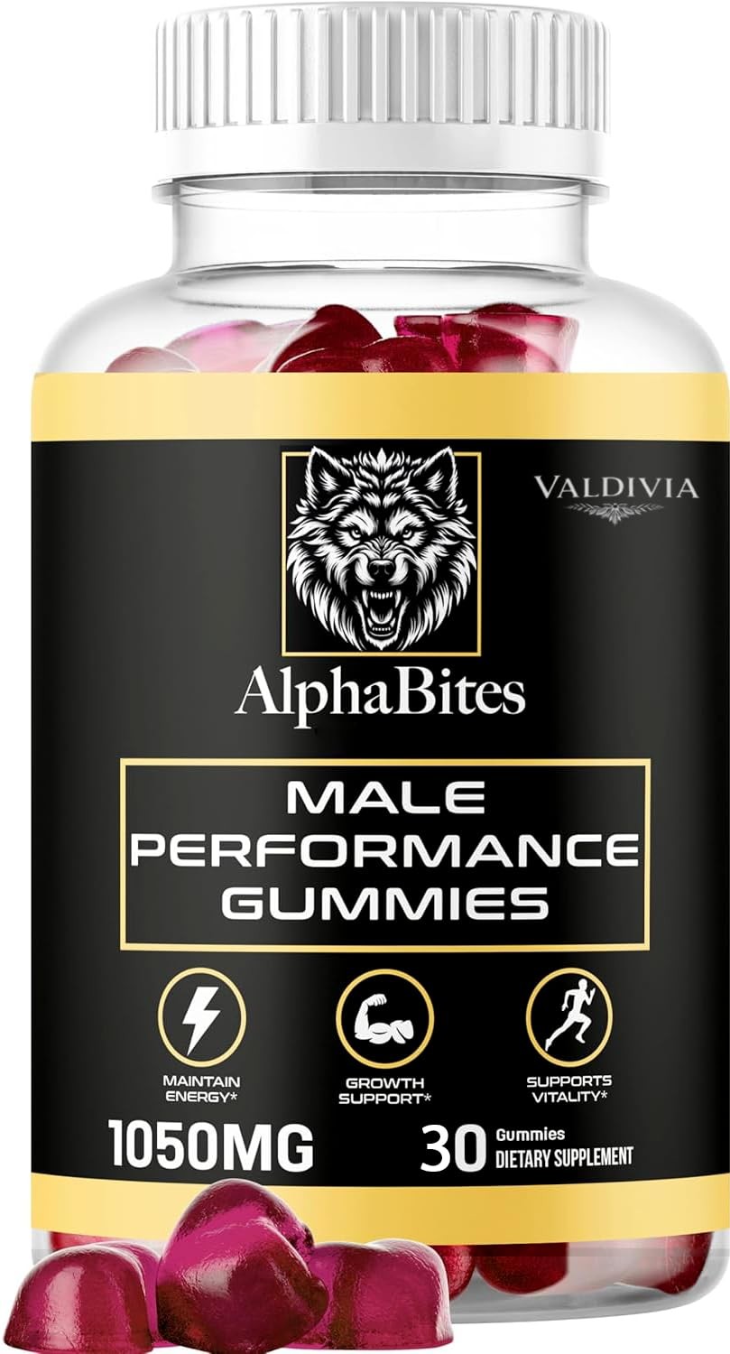 Valdivia Alpha Gummy Pro 30 Gummies Men’s Health Supplement Made in USA Male
