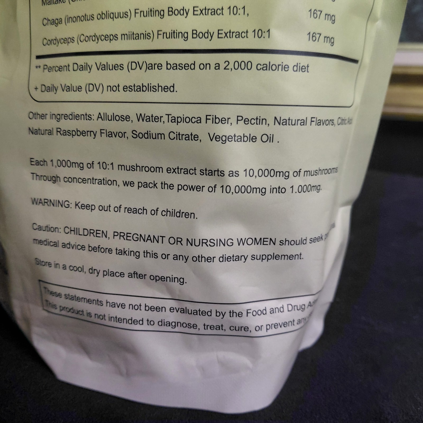 Mushroom GUMMIES Brain Nutrition Lemon Cloud Flavor 224 Gummies Exp 10/2027