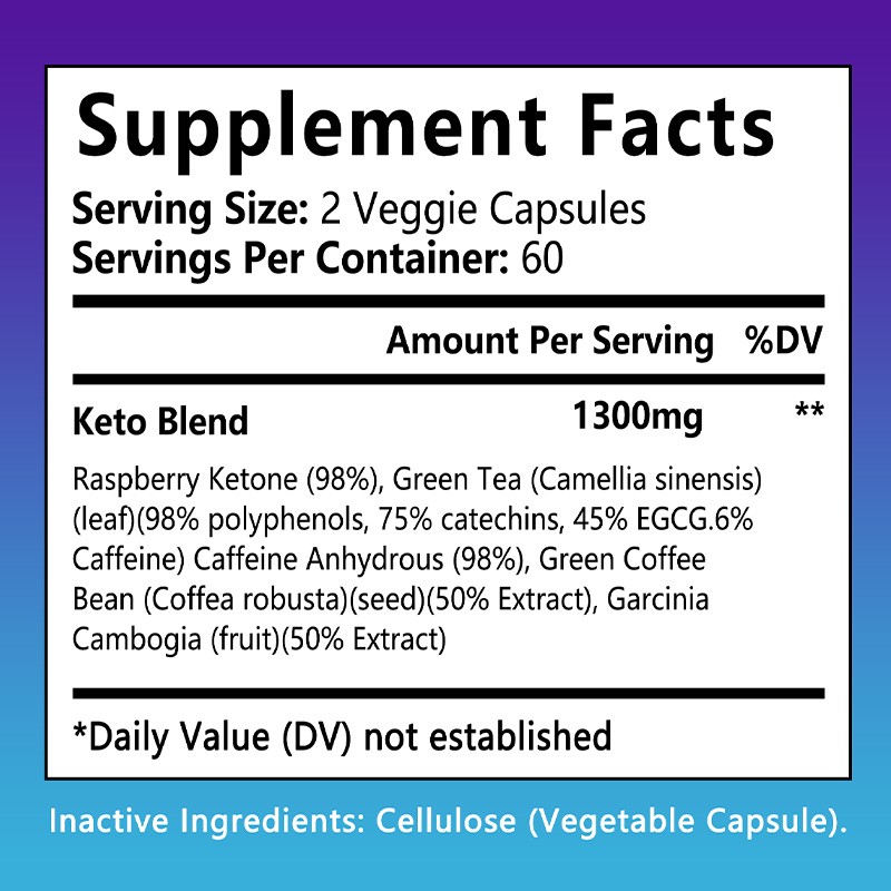 Green tea + coffee bean extract capsules: accelerate fat burning and metabolism.