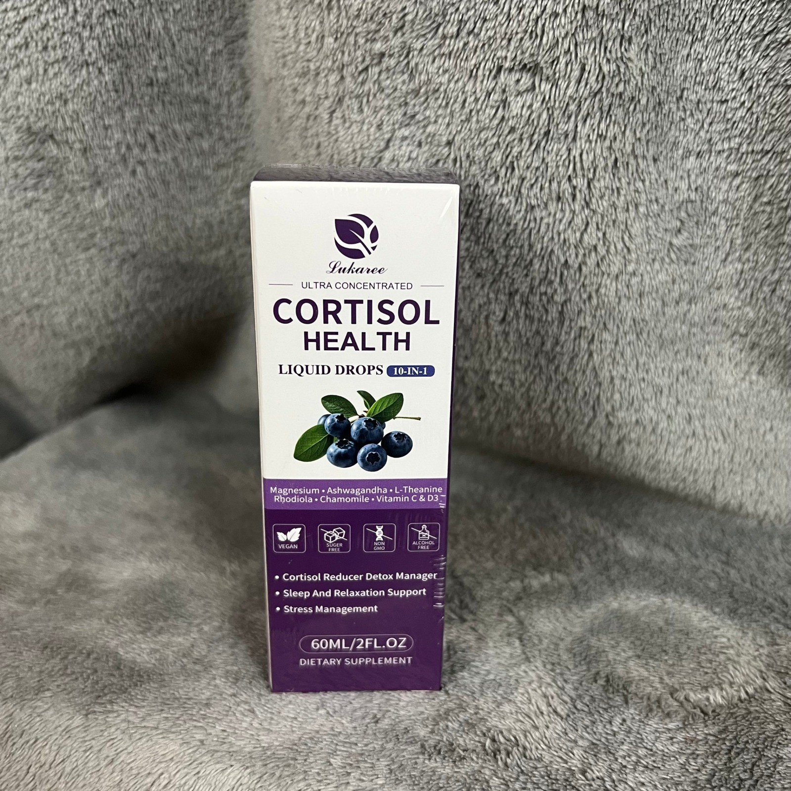 Lucaree Ultra Concentrated Cortisol Health Liquid Drops 10-in-1 60ML
