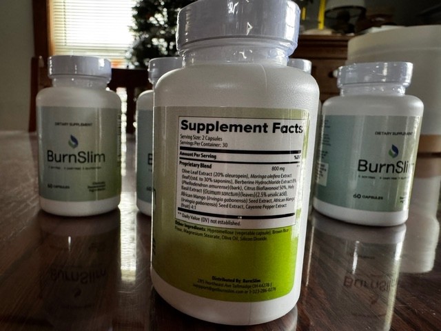 BurnSlim Weight Management Capsules 60ct 800mg Soy/Dairy/Gluten-Free Exp 01/28