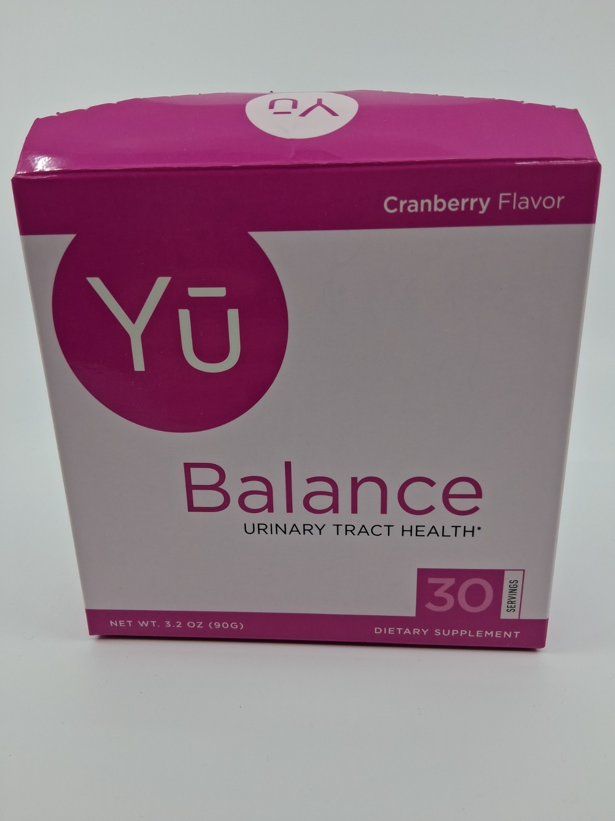 Yu Balance Urinary Tract Health – Cranberry 30 Packets Exp: 7/2027 – Open box