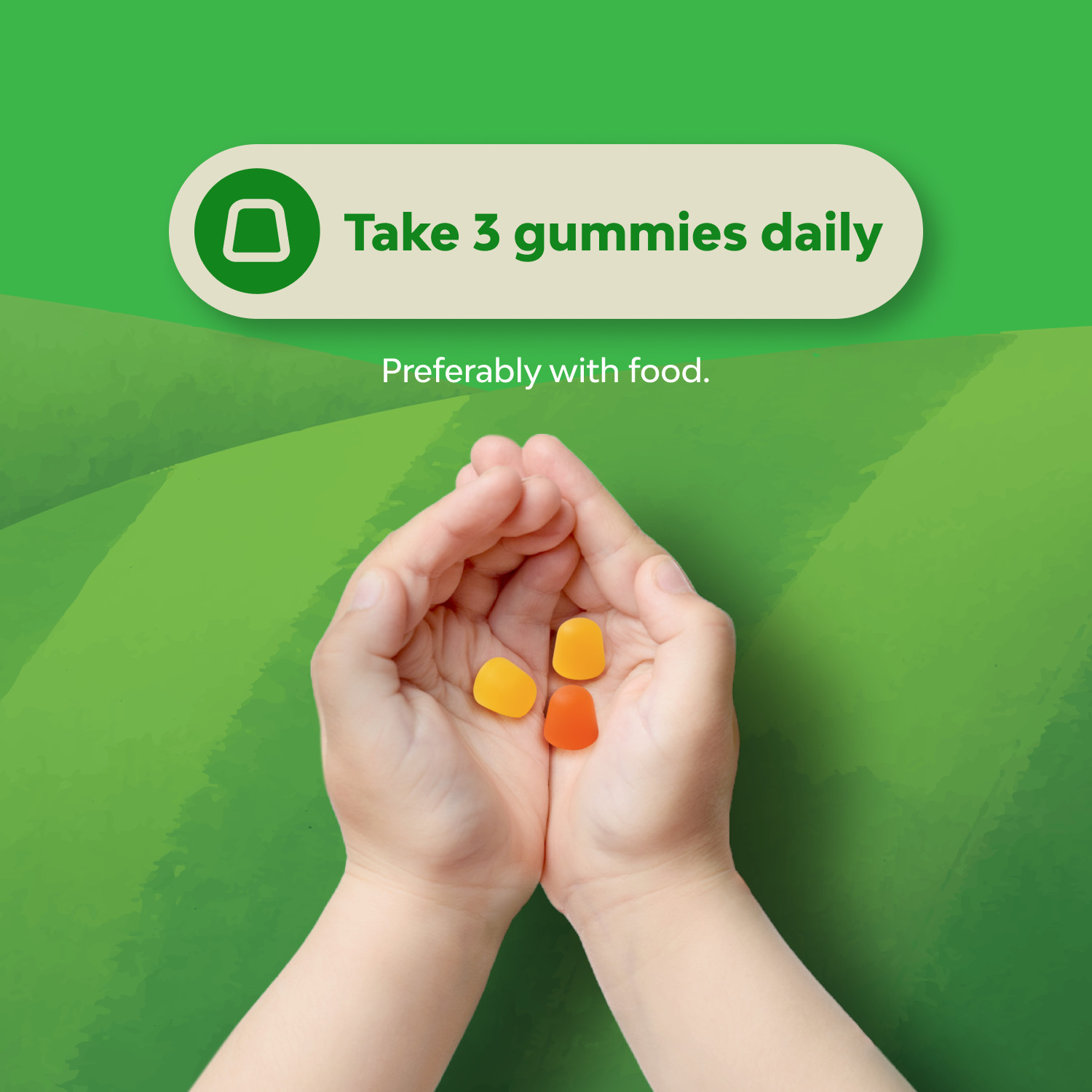 Kids DHA Omega 3 Gummies for Kids – Delicious Fish Free for Vision Brain 90ct