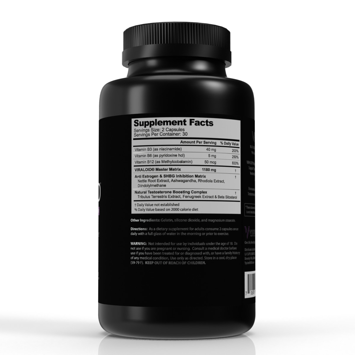 Natural Testosterone Booster Build Muscle Increase Strength Viraloid by Vyotech