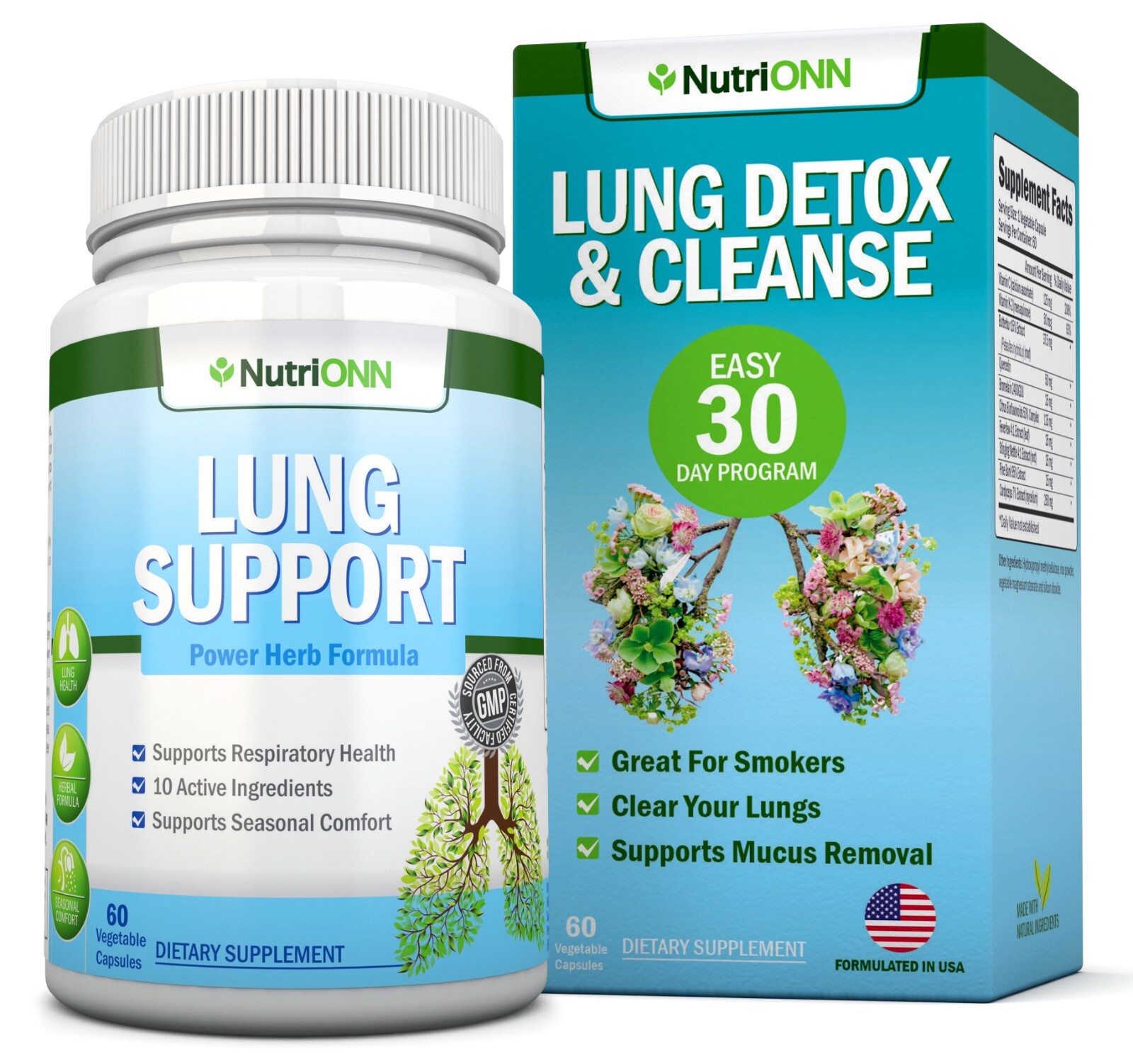Lung Support – Lung Detox Program – Great for Smokers – Seasonal Comfort Support