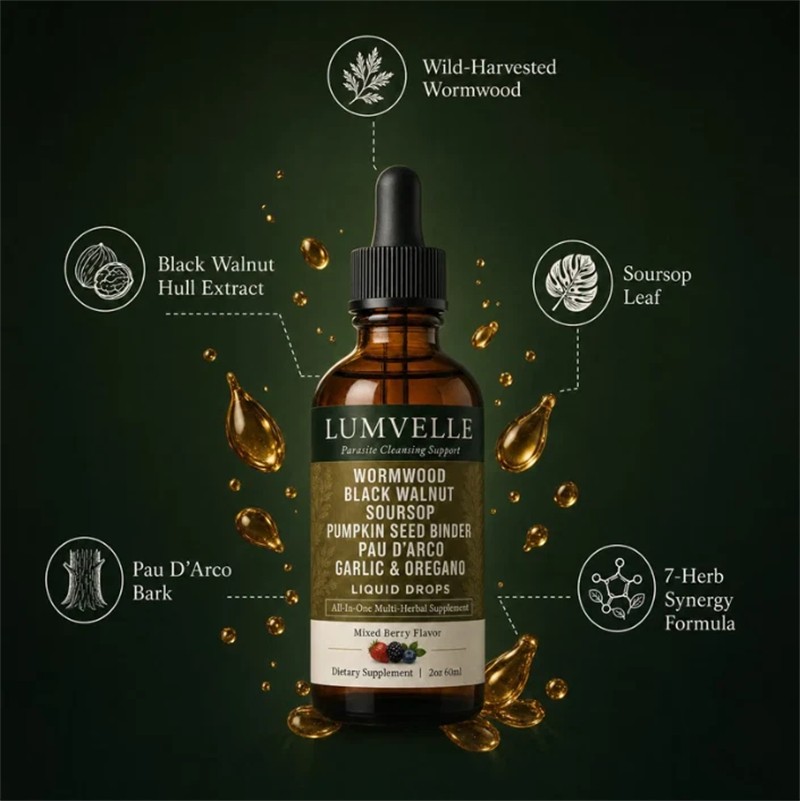 1/2/3 LUMVELLE Wild Harvested Wormwood Herbal Liquid Botanical Supplement Drops