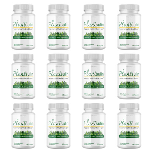 (12 Bottles) Plantsulin – Supports Healthy Blood Sugar Supplement 60 Capsules