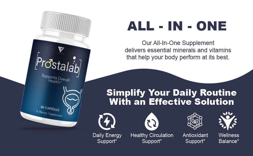 Prostalab Supports Overall Health, Prosta Lab Pills (60 Capsules)