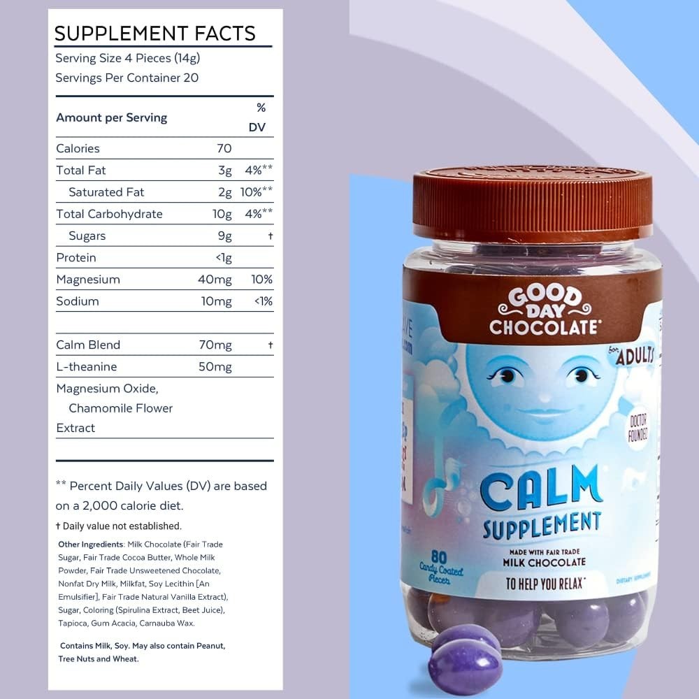 Good Day Chocolate Adult’S Calm 80 Pieces