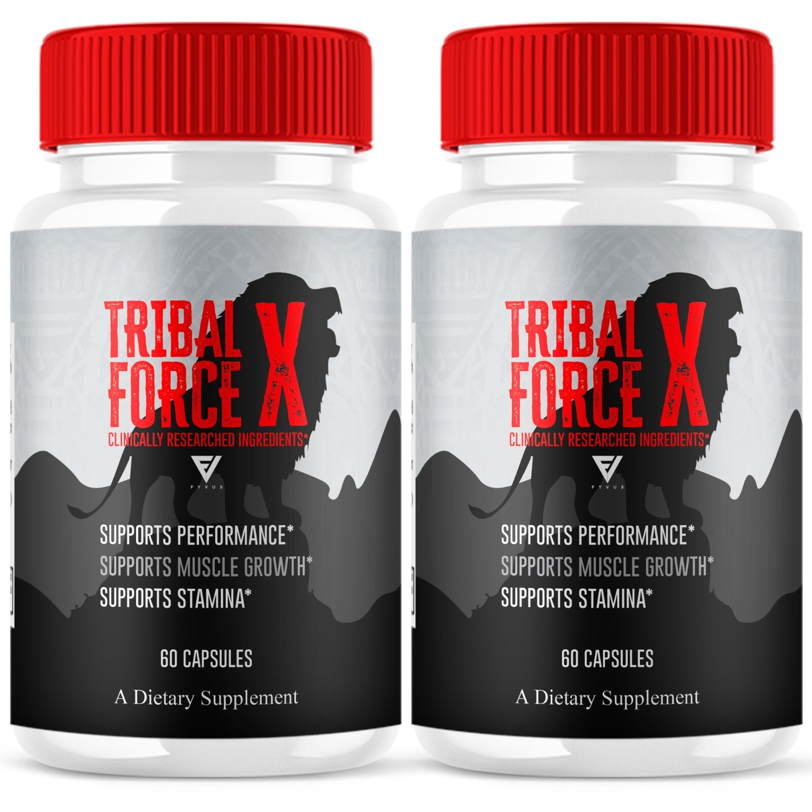 (2 Pack) Tribal Force X Capsules, TribalForceX Performance Pills (120 Capsules)