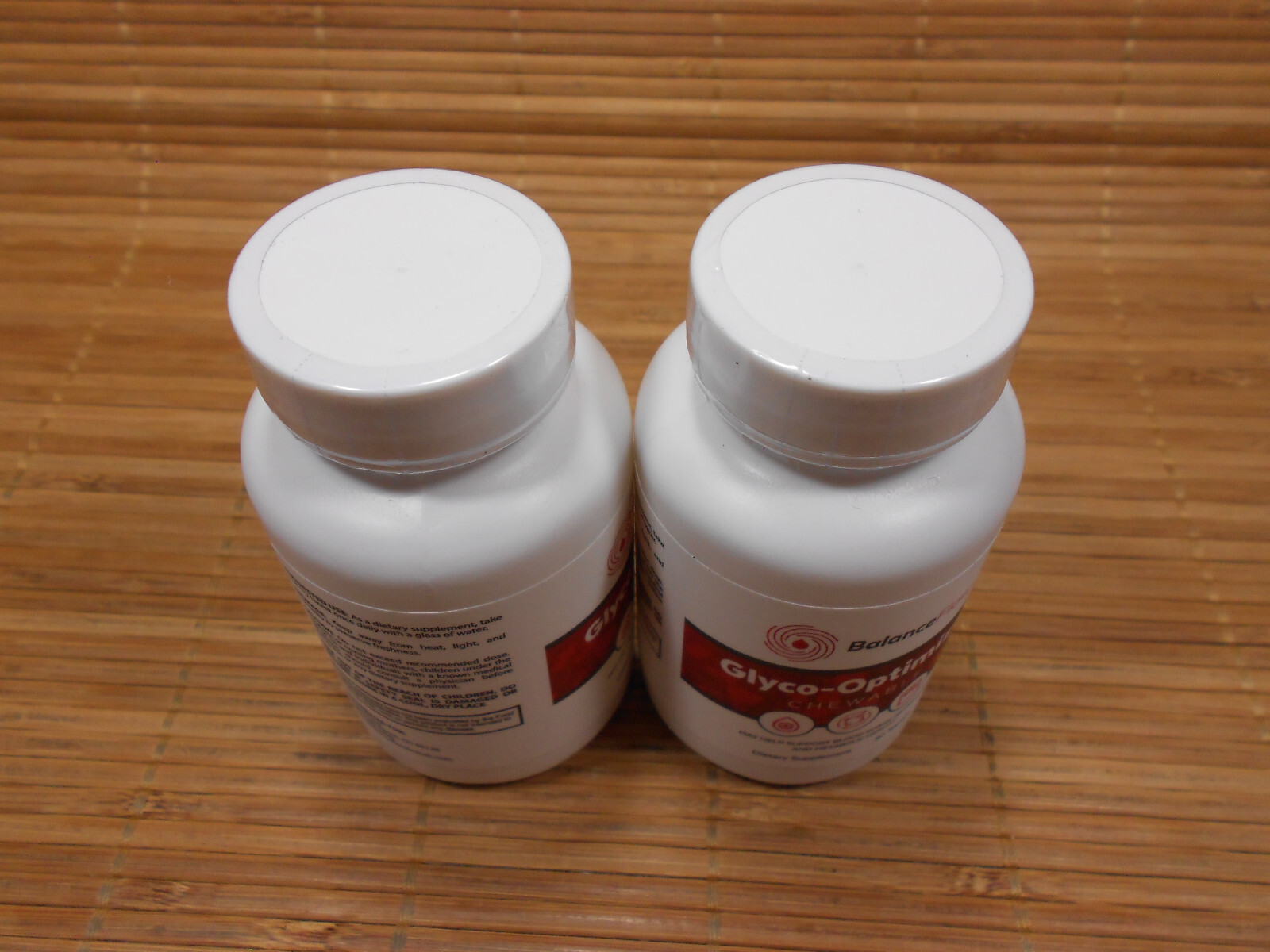 Lot of 2 BalanceFlow Glyco-Optimizer Chewable 30 Tablets Each, EXP 2026, Sealed