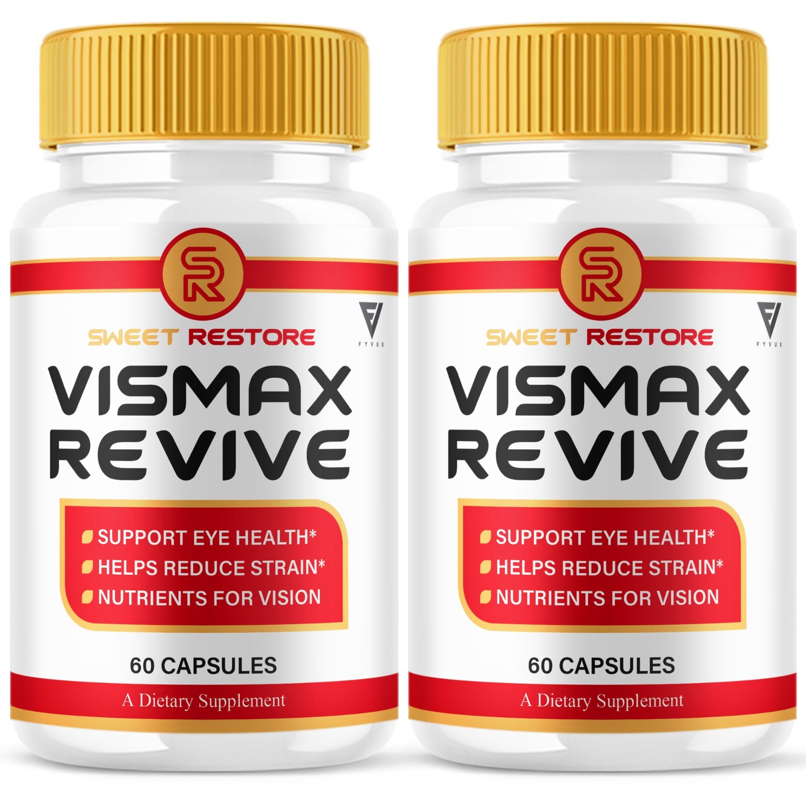 (2 Pack) VisMax Revive Premium Vision & Eye Support Supplement (120 Capsules)