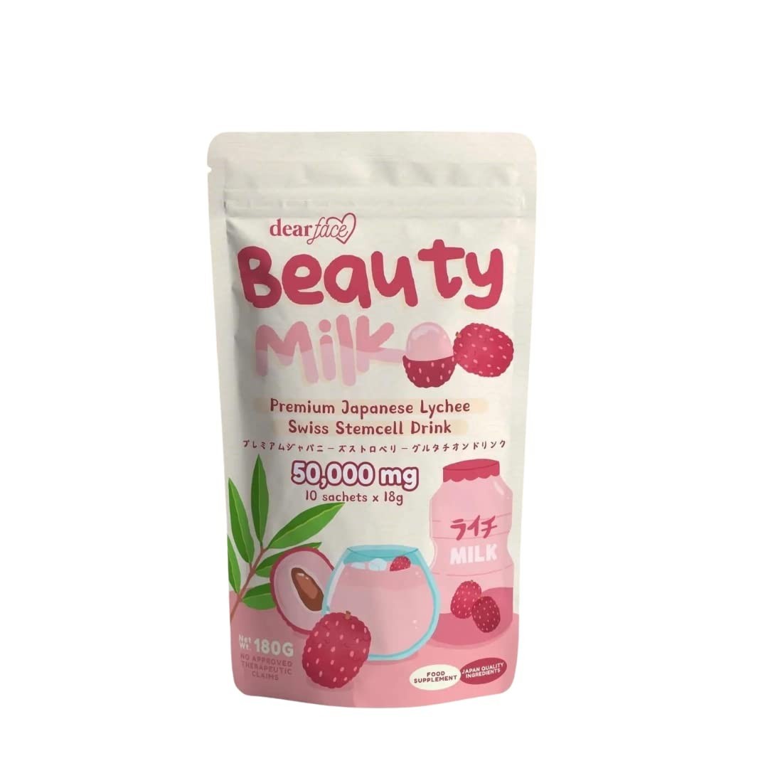 Premium Japanese Lychee Stem Cell Drink 50,000mg – 10 Sachets for Radiant Skin