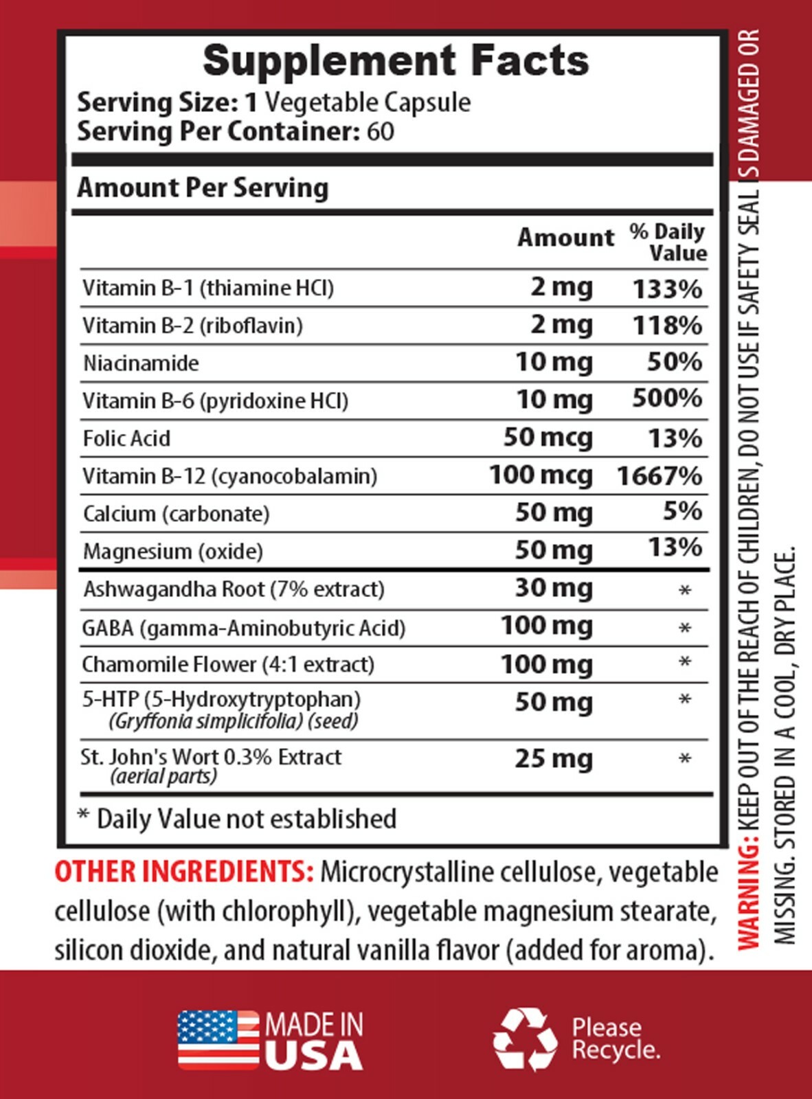 stress proof brain – MOOD SUPPORT COMPLEX – chamomile powder 1B