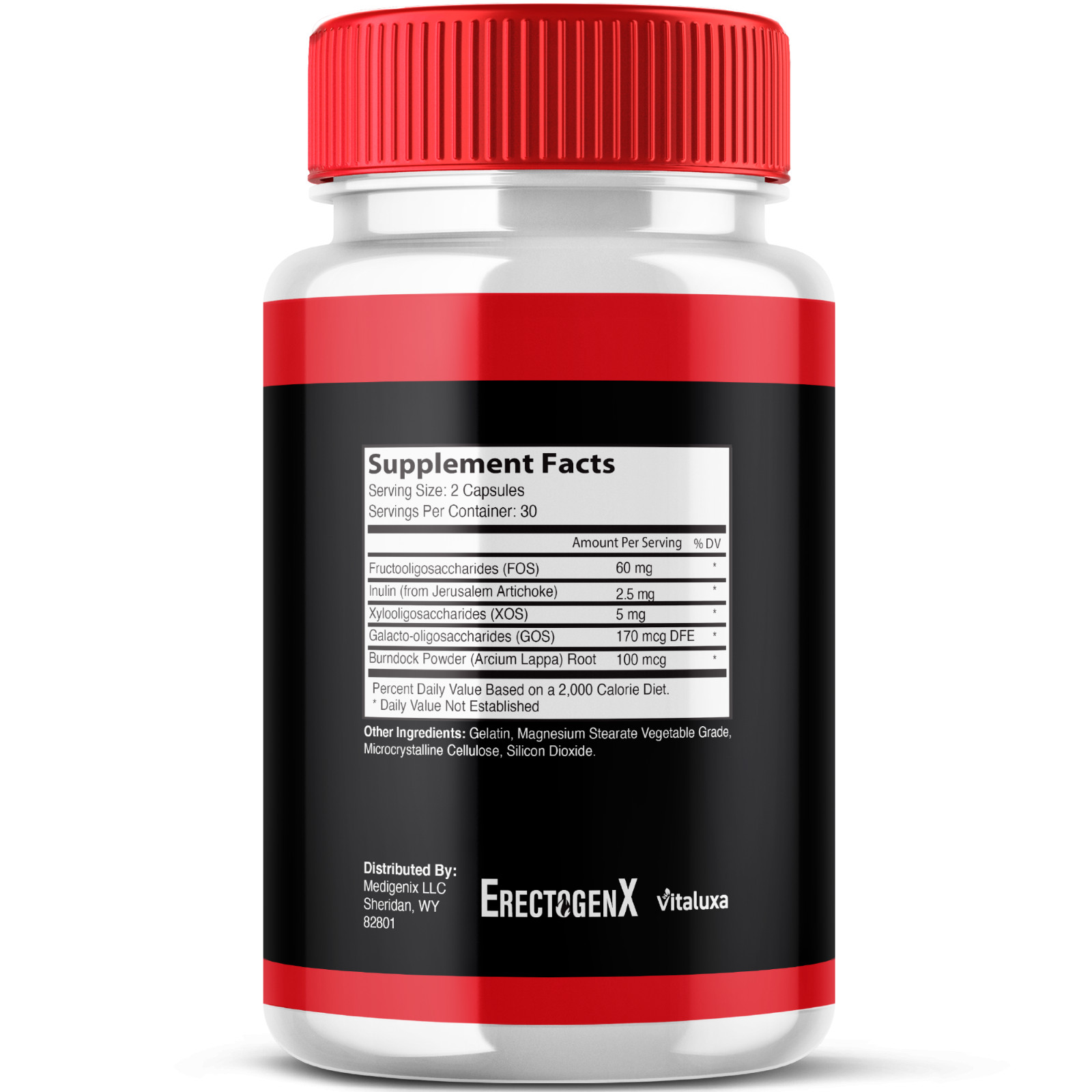 (2 Pack) ErectogenX for Men, Erectogen X Male Performance Support (120 Capsules)