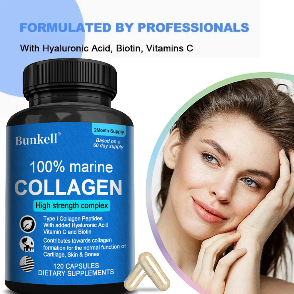 100% Marine Collagen Peptides – Fish Collagen Supplements for Women