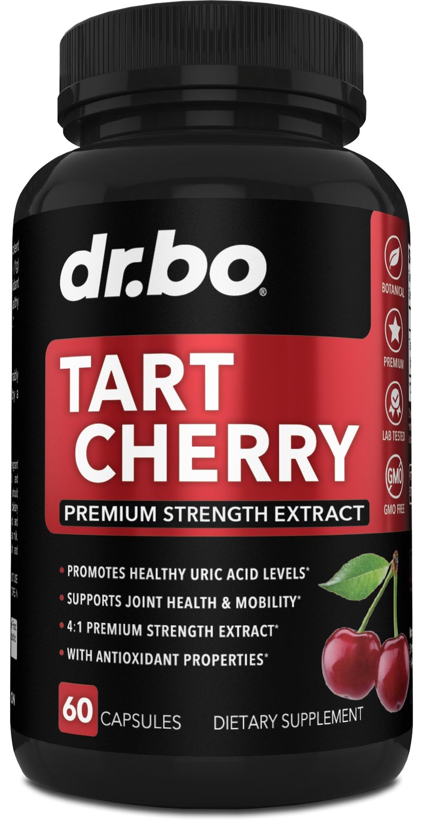 Tart Cherry Extract Capsules Supplement – Purge Uric 60 Count (Pack of 1)