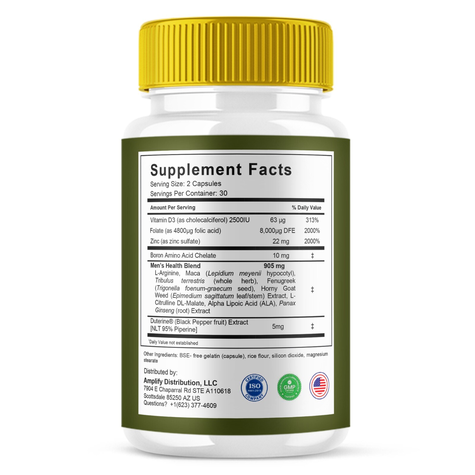 Virile Forge Pills, VirileForge Max Performance Capsules (60 Capsules)