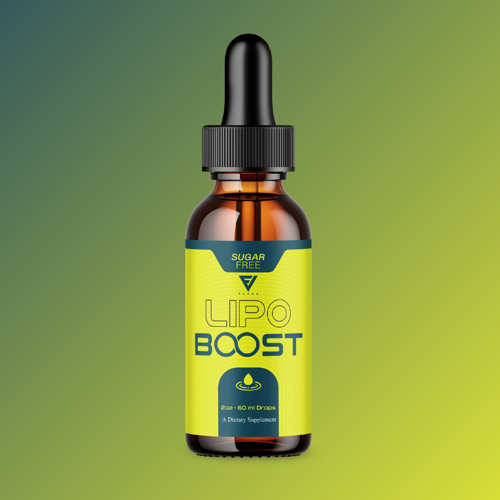 (5 Pack) Lipo Boost Advanced Drops, LipoBoost Maximum Support Formula (10oz)