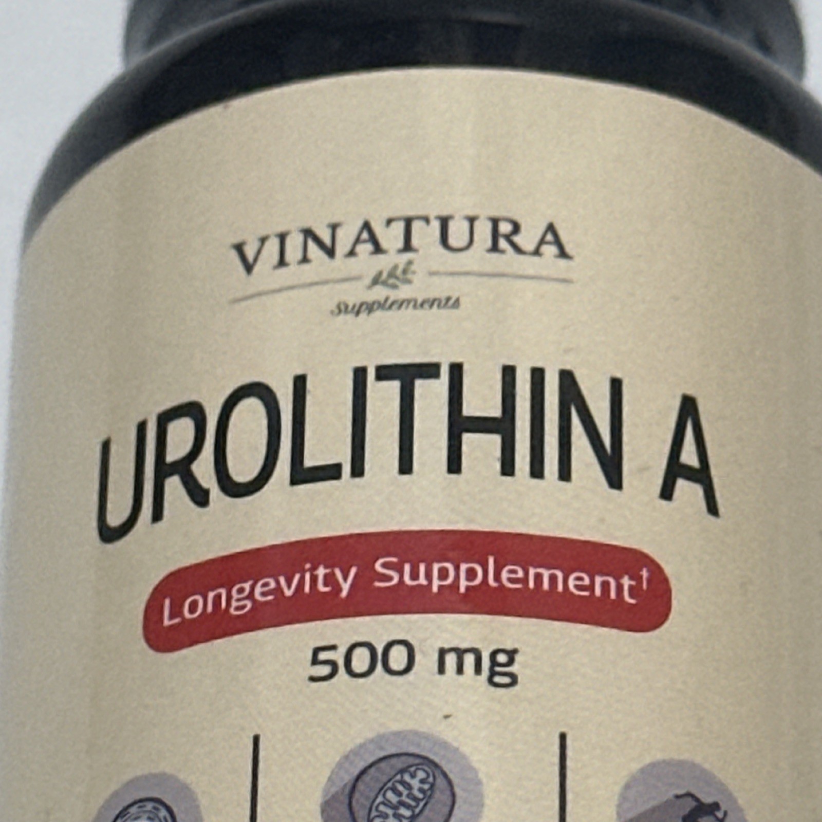 VINATURA Urolithin A 500mg Cellular Energy Mito Support 30 Caps Exp 12/2027