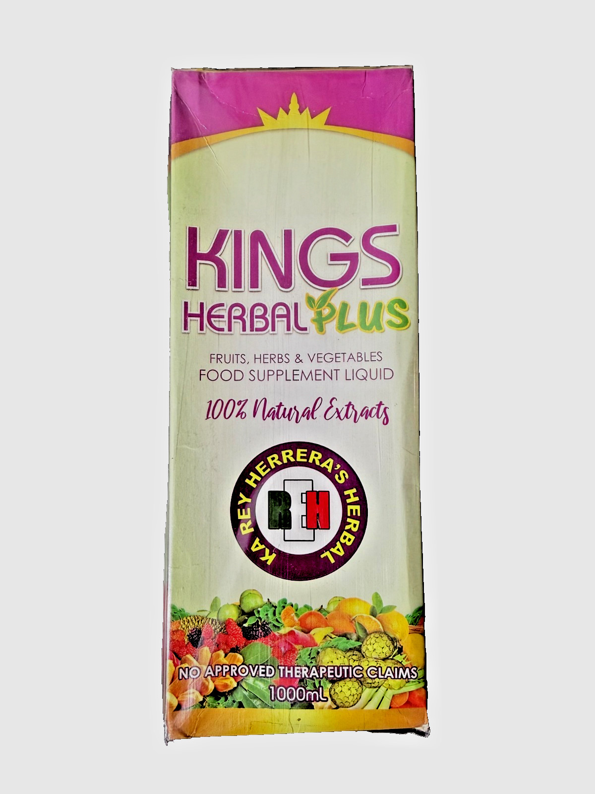 KINGS HERBAL PLUS Supplement Fruits Herbs & Vegetables Juice1000ml Free Shipping