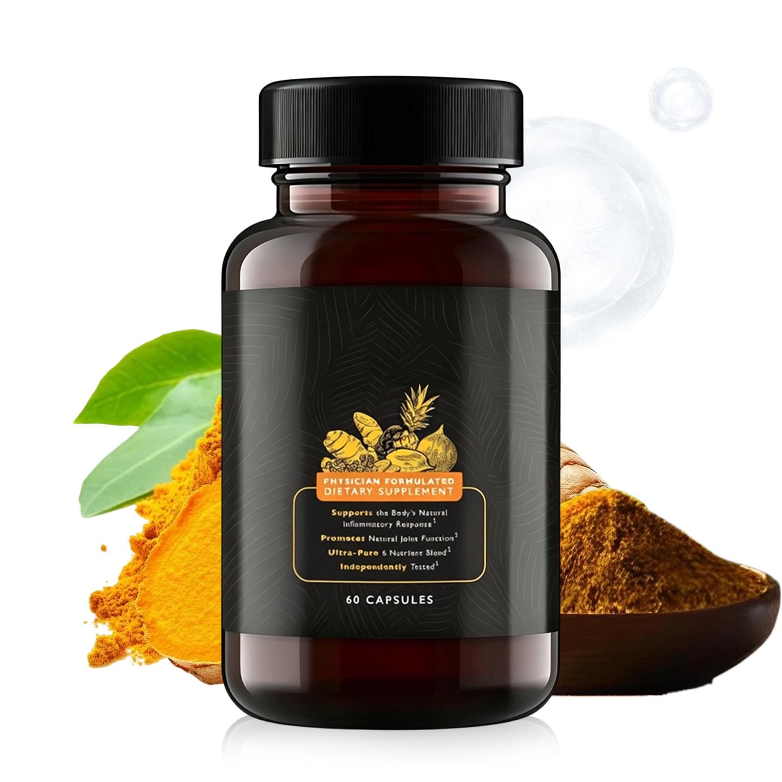 (Pack of 3) UpWellness Golden Revive + Joint Support Supplement 180 Counts