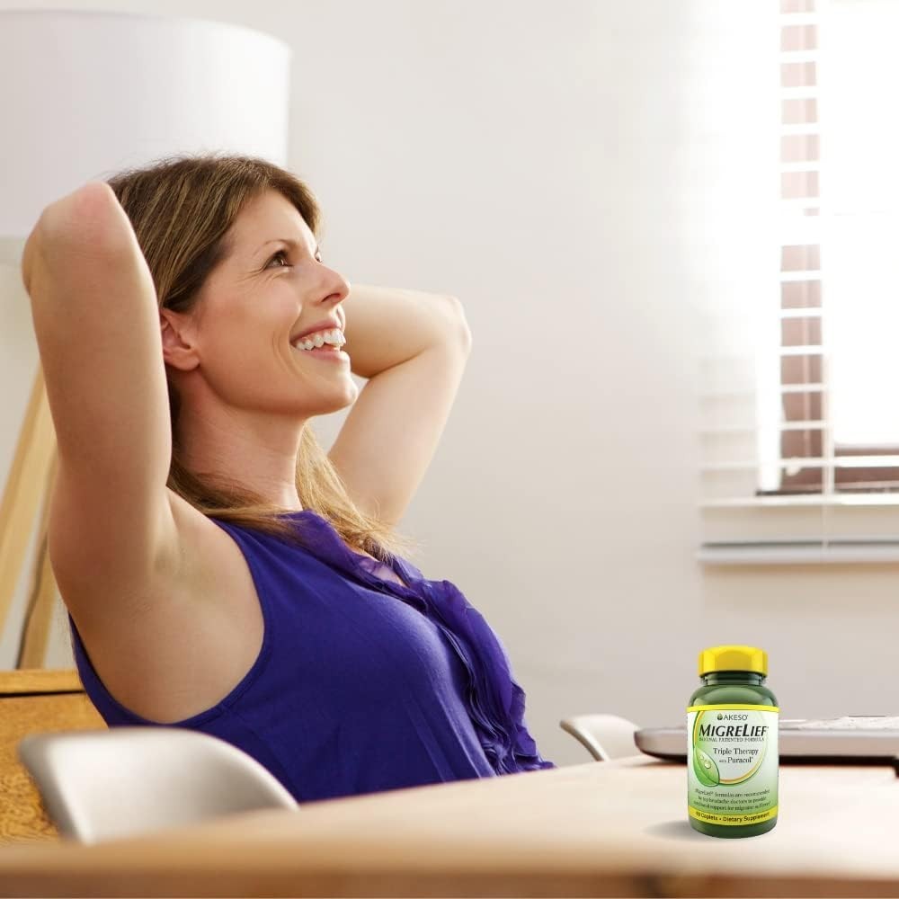60 Caplets of Triple Therapy with Puracol – Enhanced Migraine Support