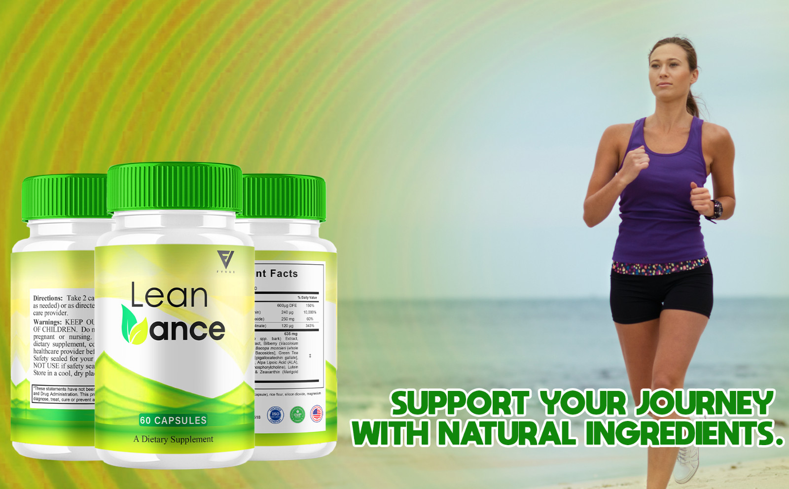 (5 Pack) Lean Vance Health Management, LeanVance Overall Support (300 Capsules)