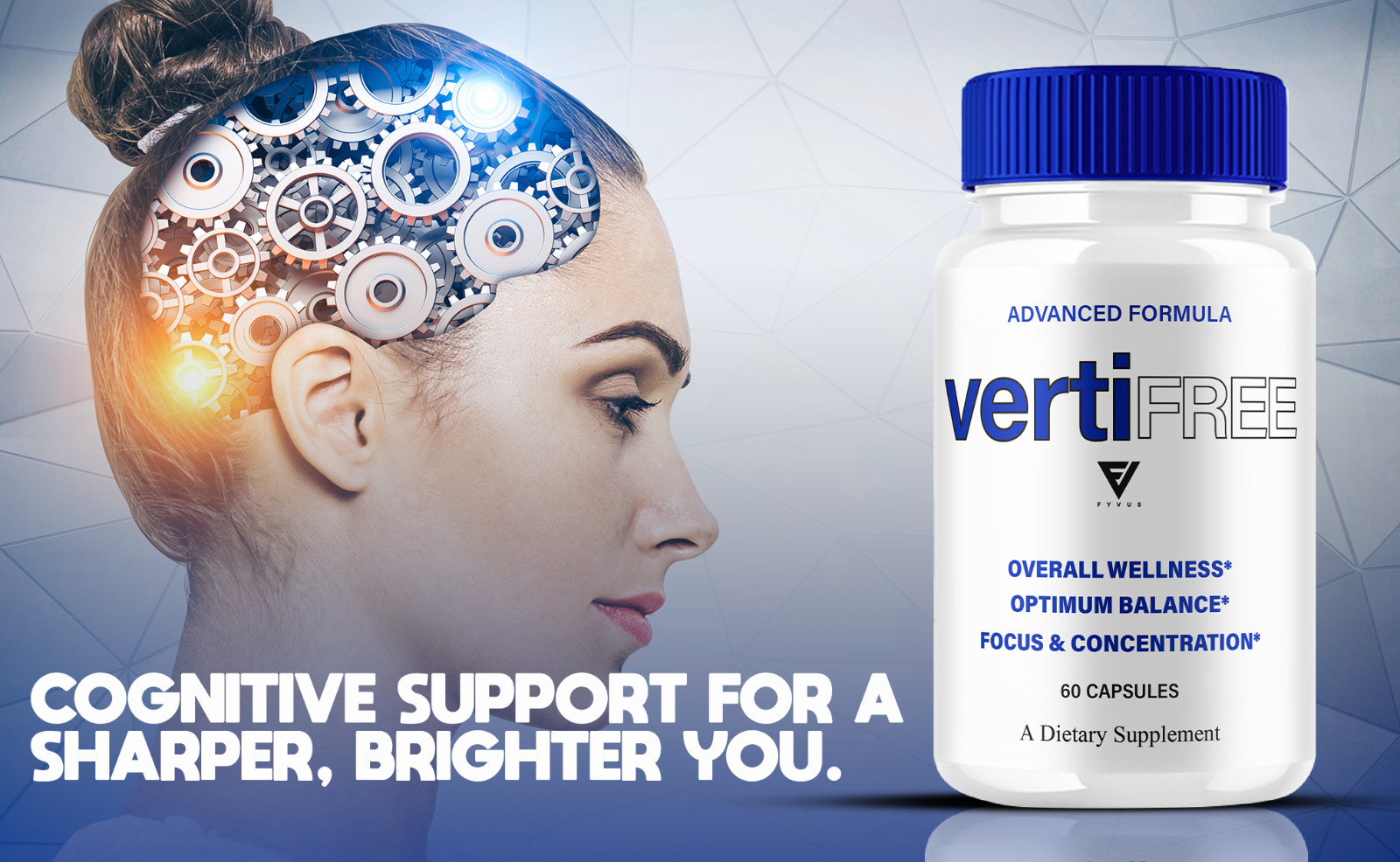 Vertifree Advanced Nootropic Capsules, Vertifree Max (60 Capsules)