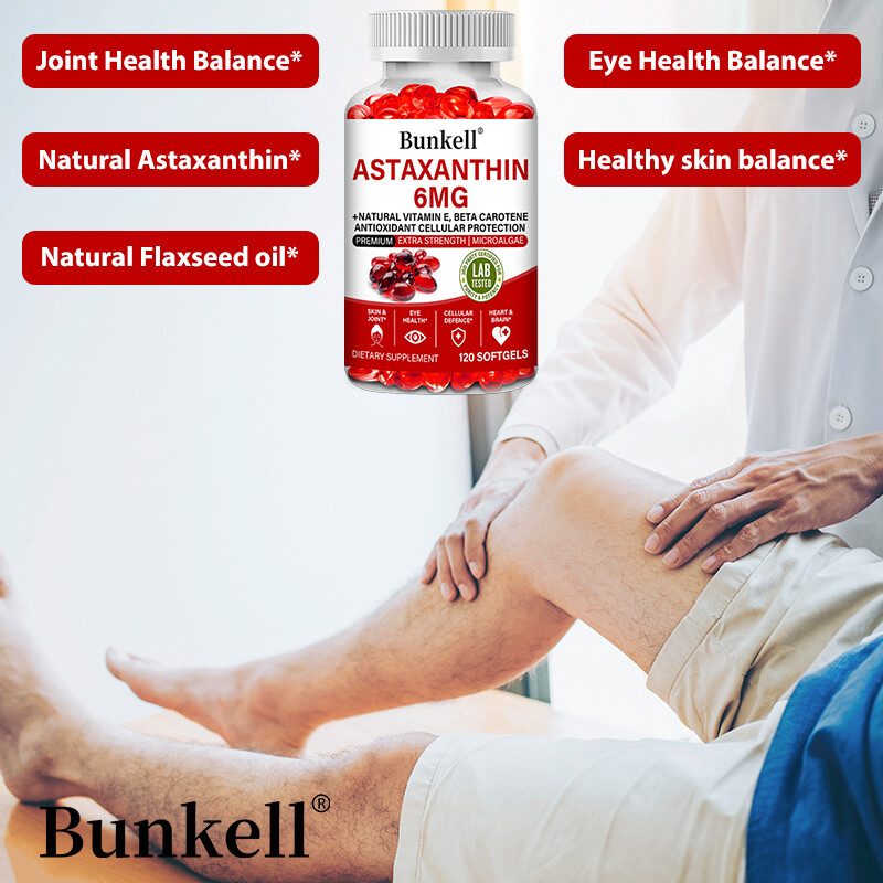 Astaxanthin 6mg – Brain, Skin, Eyes, Joints & Heart Health, Immune Support