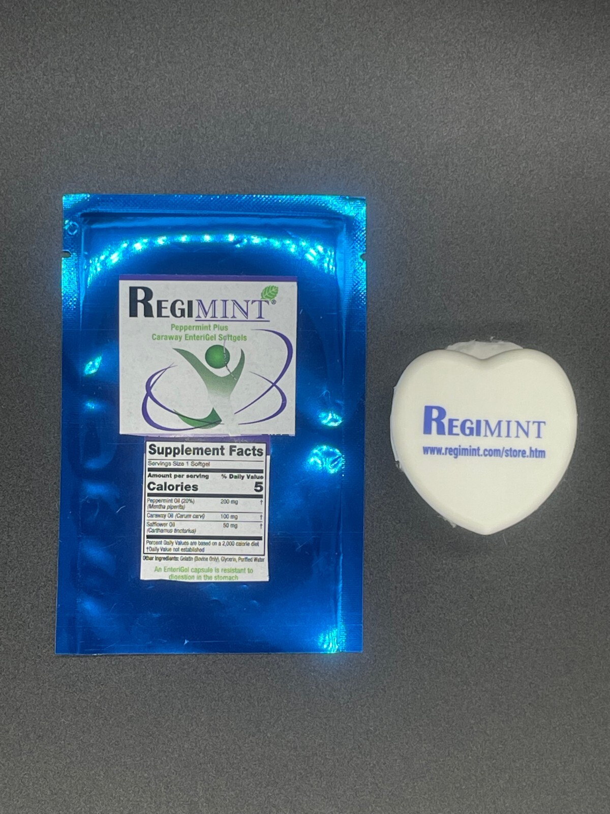 Regimint: Peppermint Oil Plus Caraway Mini Pack: 12 Softgels (300mg) For IBS
