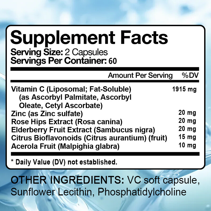 Vitamin C 1600 Mg – 30to120 Capsules Immune System Support Vitamin C