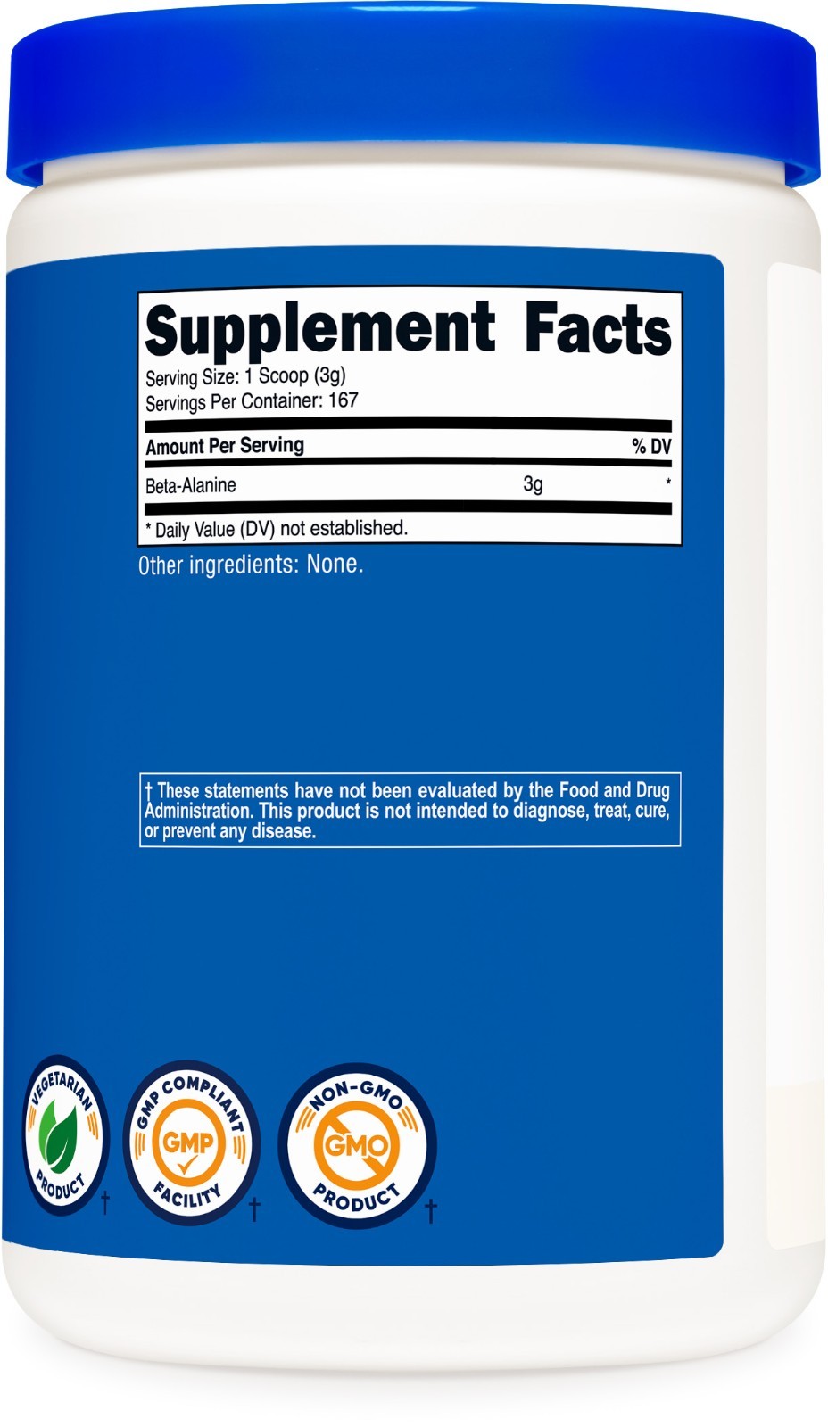 Nutricost Beta Alanine Powder 500 Grams – Pure Beta-Alanine